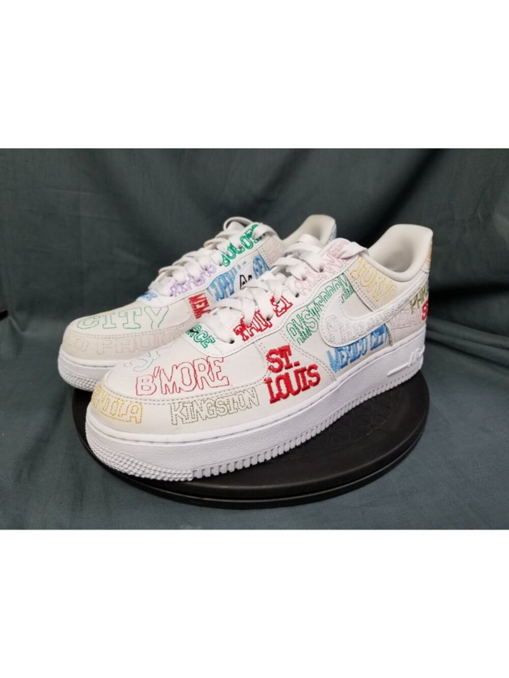 Nike Air Force 1 Low World Tour White Men's Size 9.5 NEW NO BOX! - Picture 4 of 11